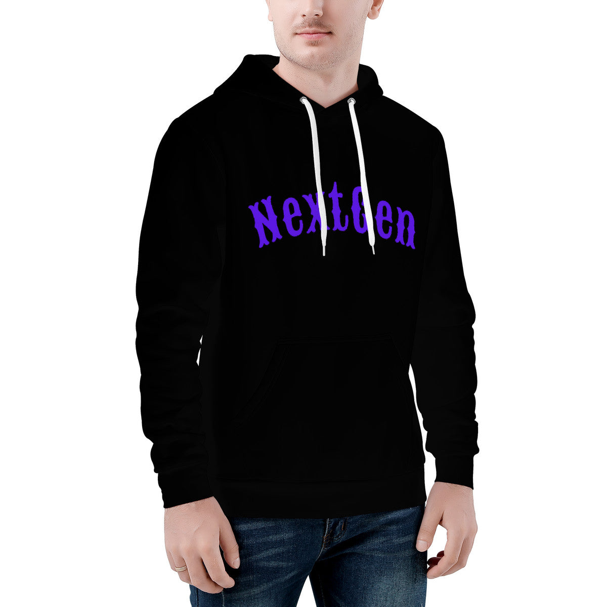 Black NextGen hoodie (never stop colection)