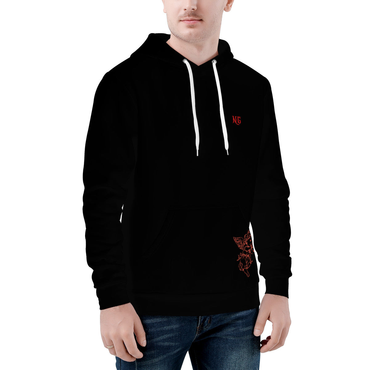 Black NextGen St. Valentine hoodie (cupid collection)