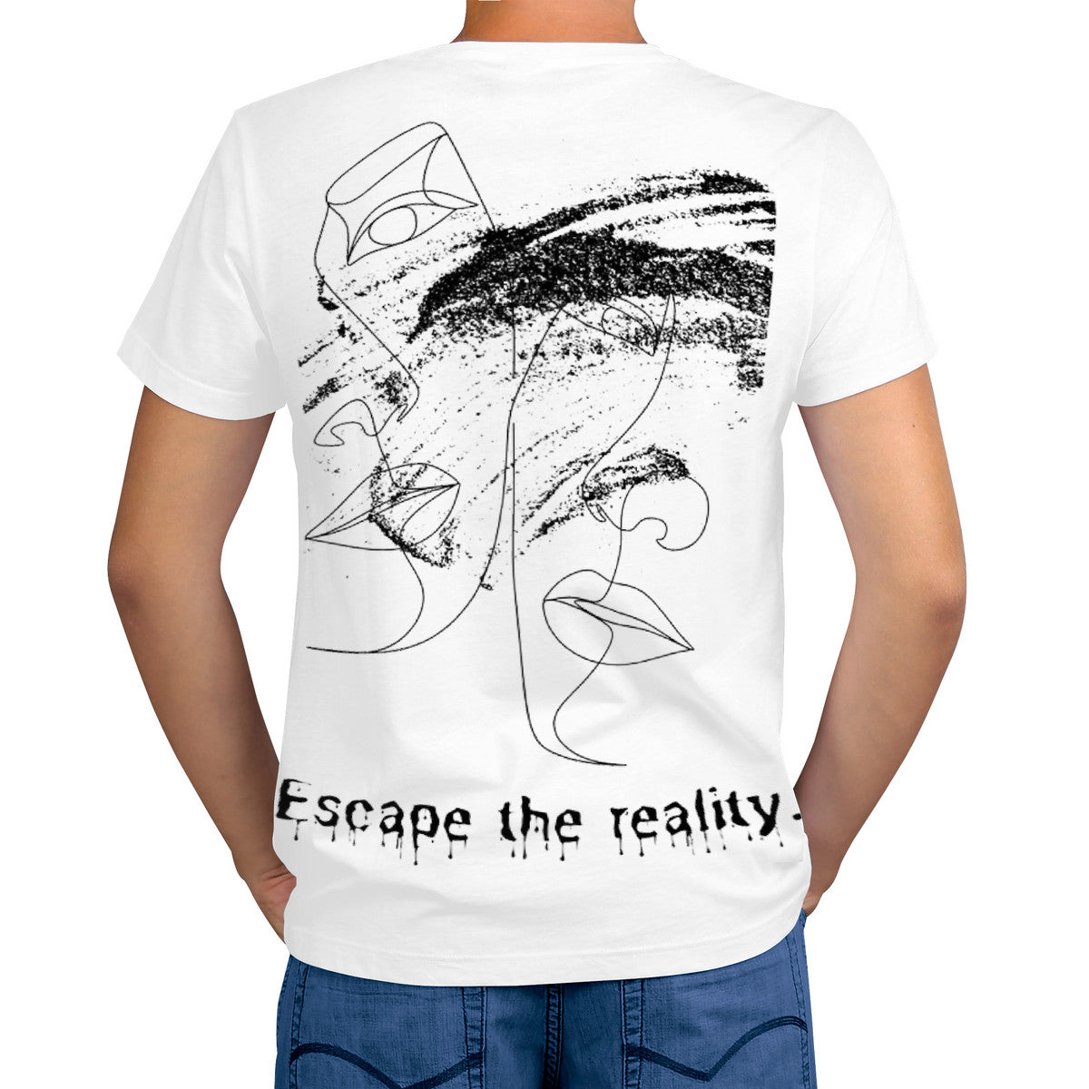 White NextGen T-shirt ( Escape the reality collection)