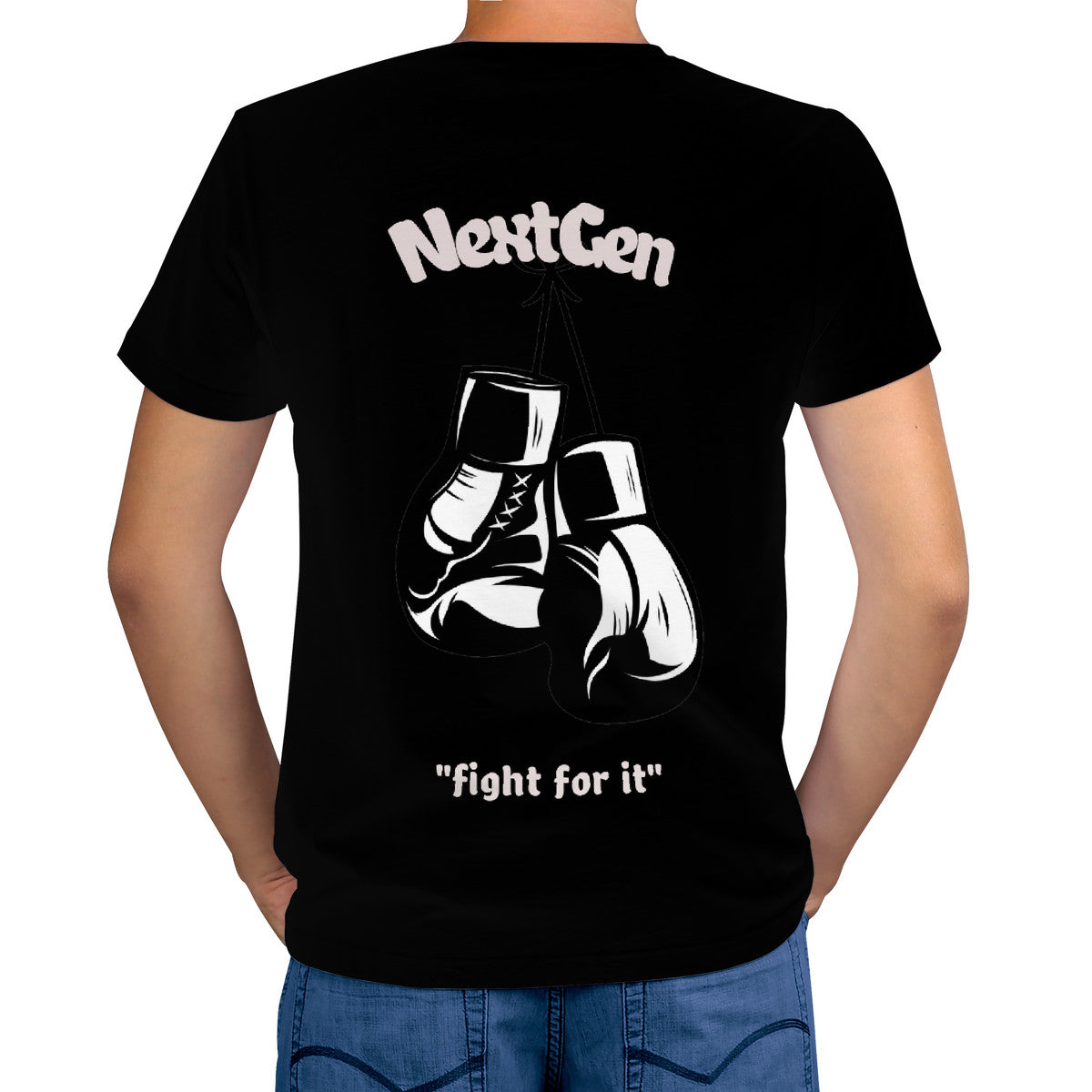 Black NextGen T-shirt (fight for it collection)