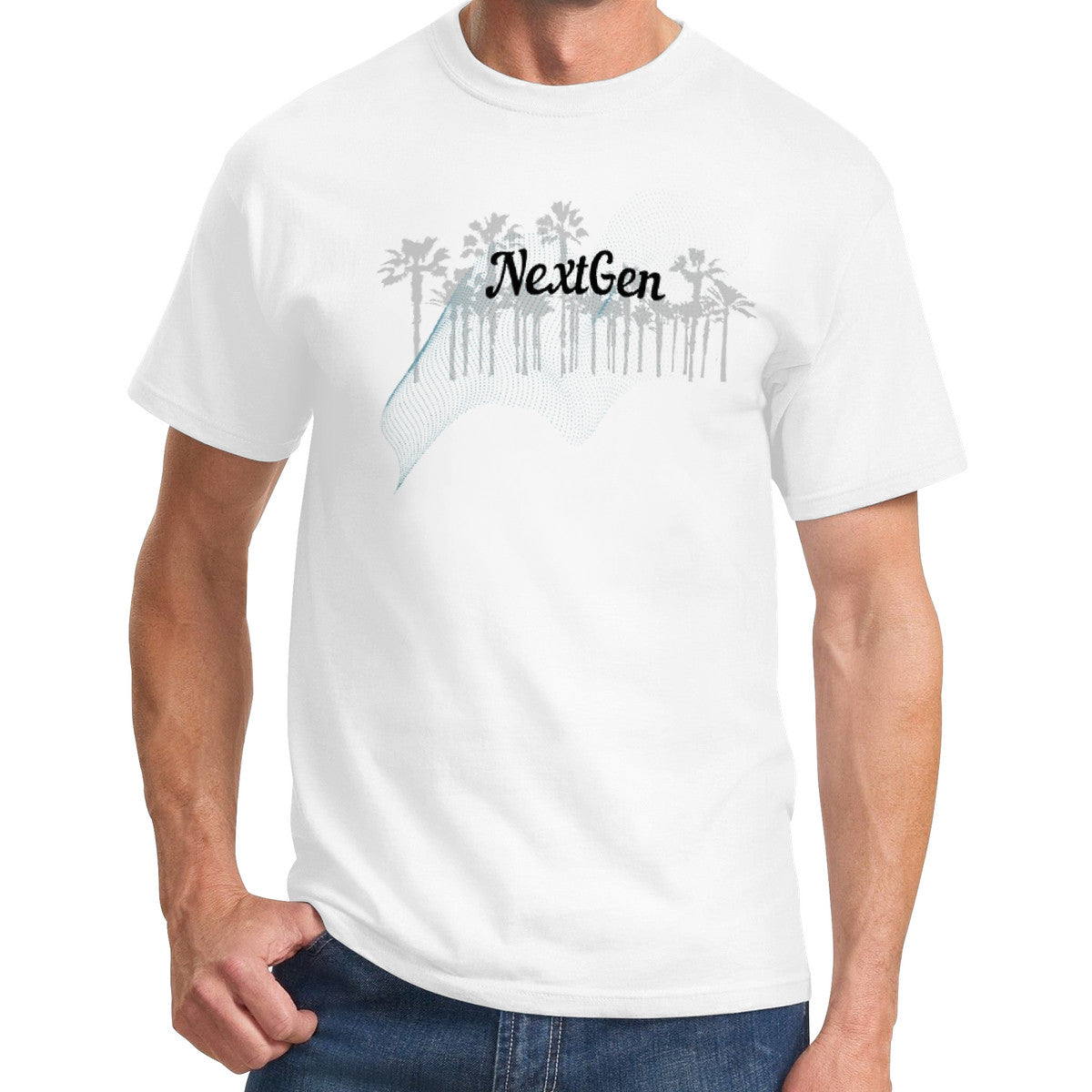 White NextGen T-shirt (summer vibe collection)