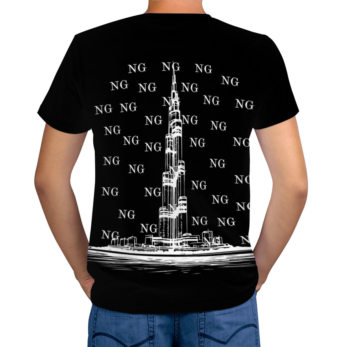 Black NextGen T-shirt (made in Dubai collection)