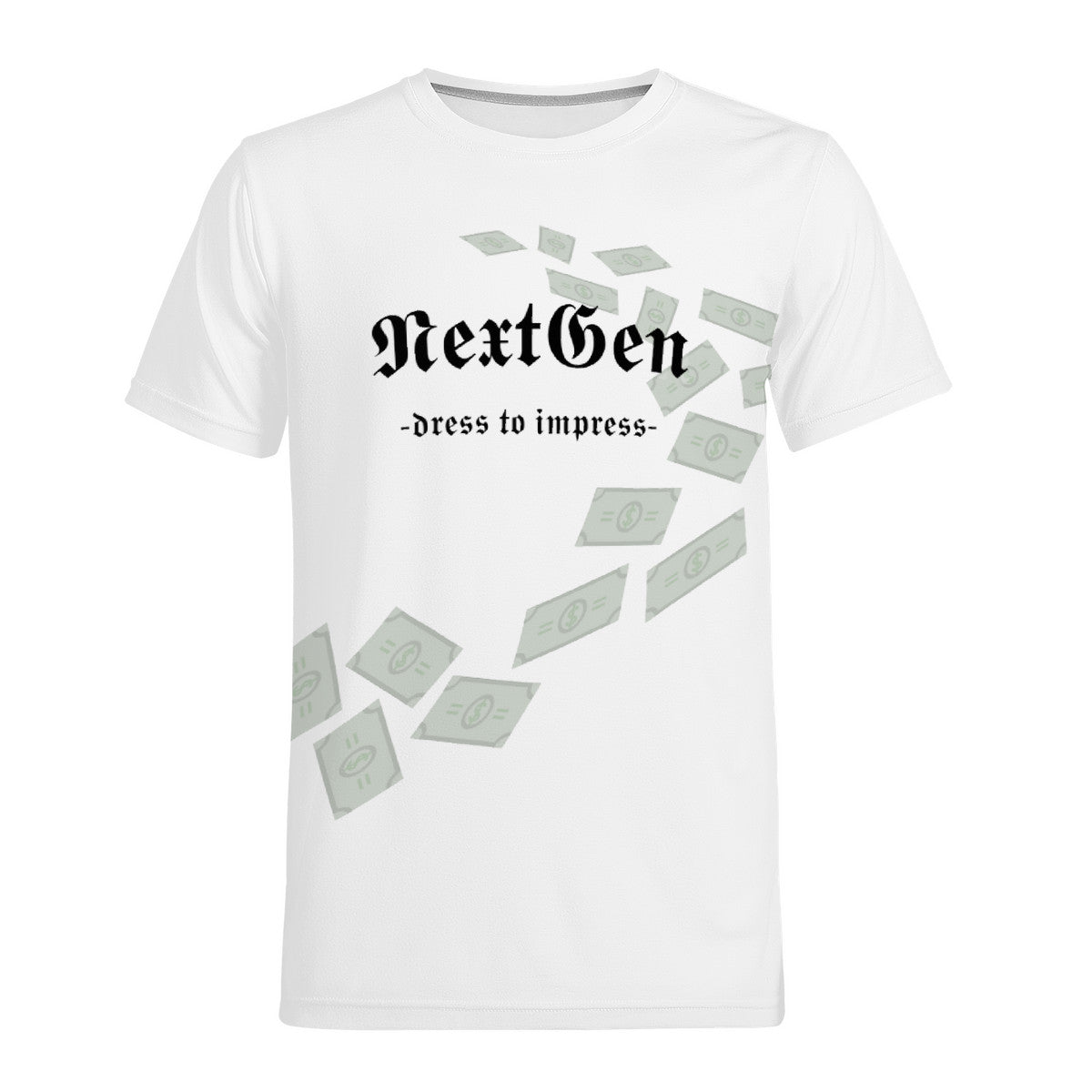 White NextGen T-shirt ( Money Mafia collection)