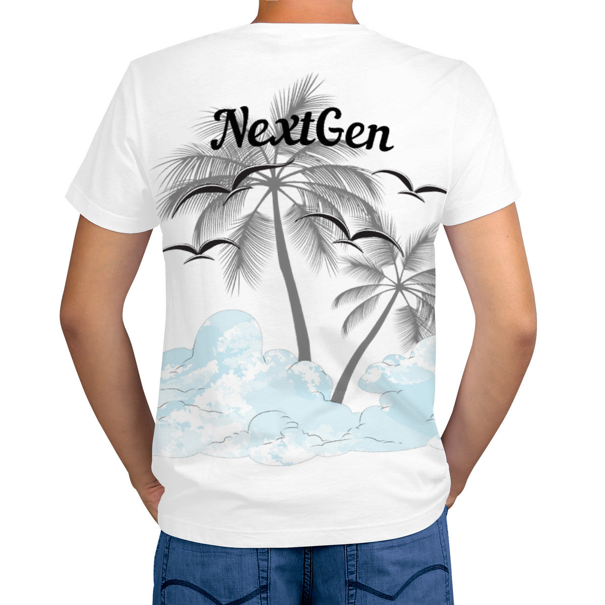 White NextGen T-shirt (summer vibe collection)