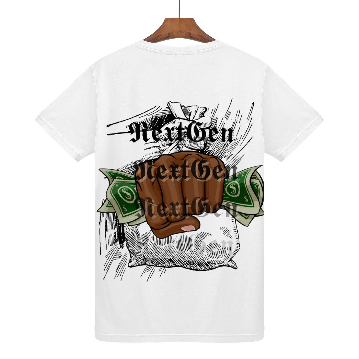 White NextGen T-shirt ( Money Mafia collection)